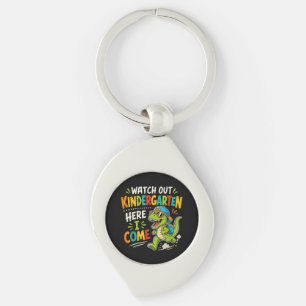 Watch Out Kindergarten Here I Come Dino Key Ring