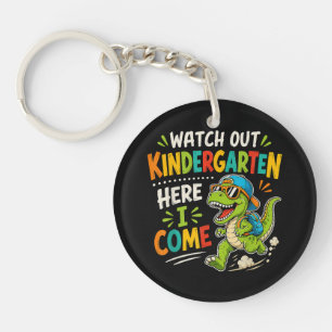Watch Out Kindergarten Here I Come Dino Key Ring