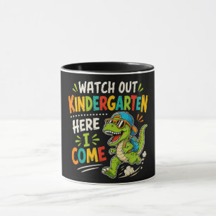 Watch Out Kindergarten Here I Come Dino Mug