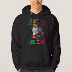 Watch Out Kindergarten Here I Come Unicorn Back To Hoodie