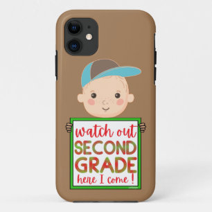 WATCH OUT SECOND GRADE HERE I COME funny cute iPhone 11 Case