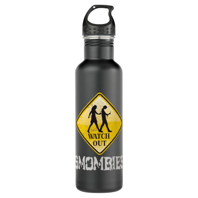 Watch out Smombies 710 Ml Water Bottle (Front)