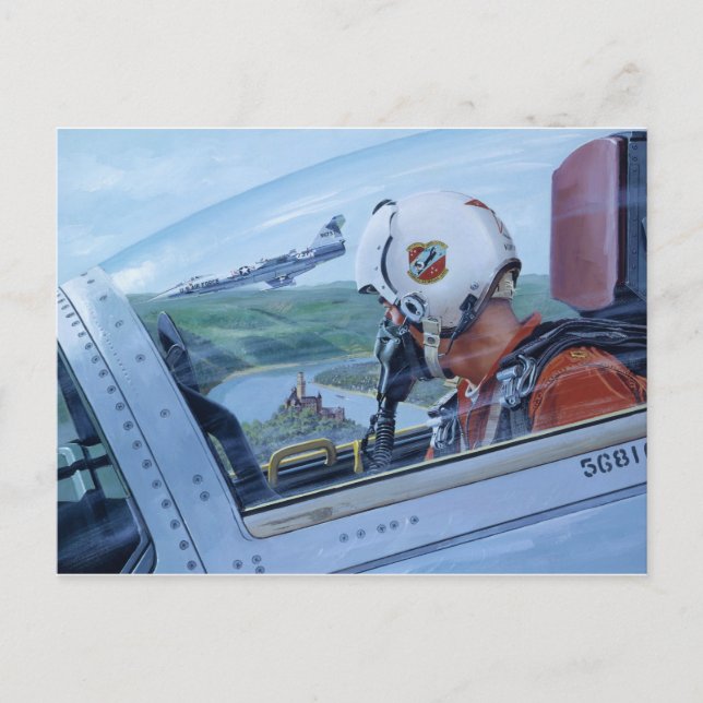 Watch Over the Rhine by Ken Riley Postcard (Front)