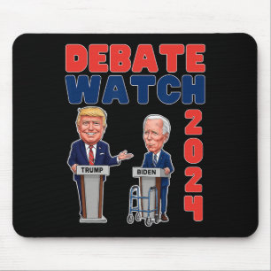 Watch Party 2024 - Trump Biden - President - Elect Mouse Mat