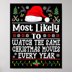 Watch The Same Christmas Movies Every Year- Xmas M Poster