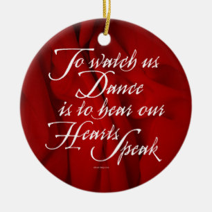 Watch Us Dance Ceramic Tree Decoration