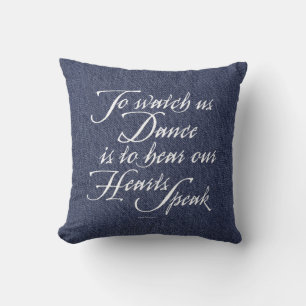 Watch Us Dance Throw Pillow
