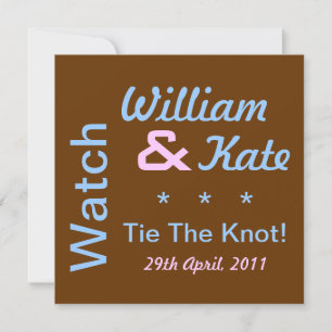 Watch William and Kate Tie The Knot Invitation
