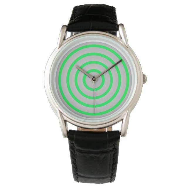 Watch with Colourful Circular Design (Front)