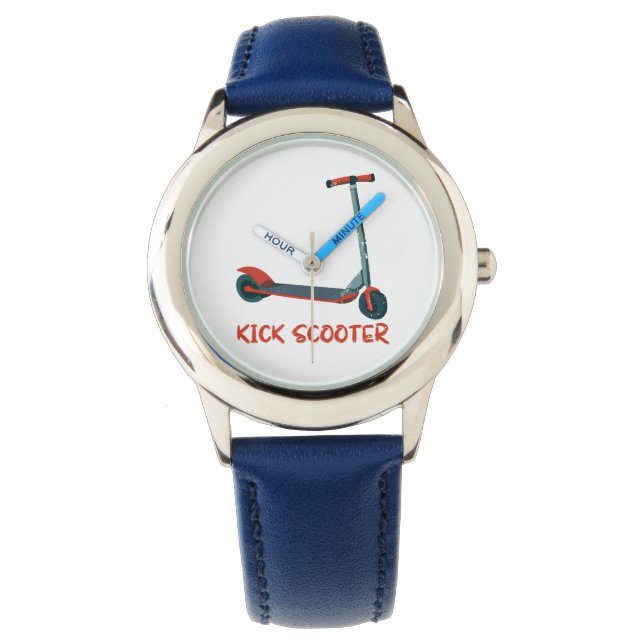 Watch with Kick scooter (Front)