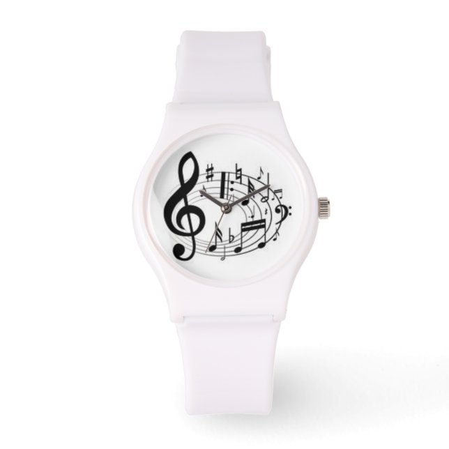 WATCH WITH MUSIC NOTES (Front)