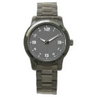 Watch with stylized dial numbers