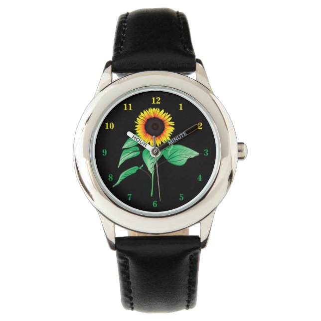 Watch with Sunflower (Front)