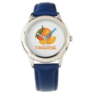 Watch with tangerine