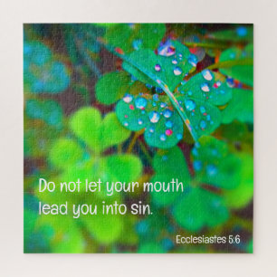 Watch Your Mouth Jigsaw Puzzle