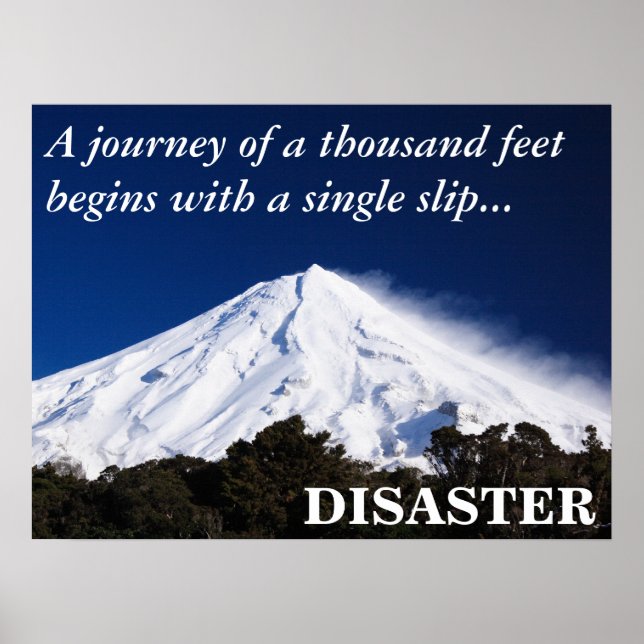 Watch your step: the first one is a doozy (L) Poster (Front)