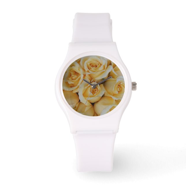 Watchbloom VIII: Yellow Roses of Brooklyn Watch (Front)