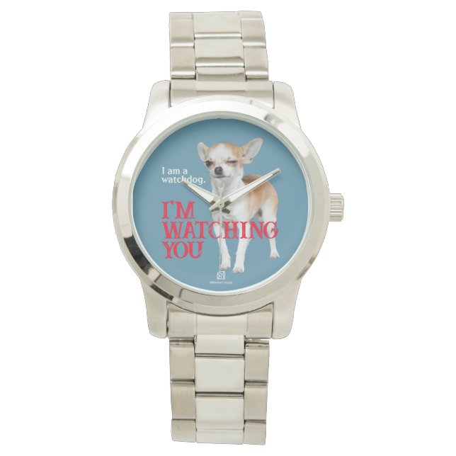 Watchdog Chihuahua - Customisable Watch (Front)