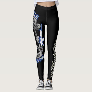 Watchdog thin blue line workout leggings police
