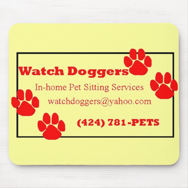 WatchDoggers.com Mouse Mat (Front)