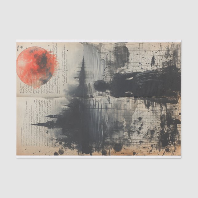 Watcher at the Lake Tissue Paper (Front)