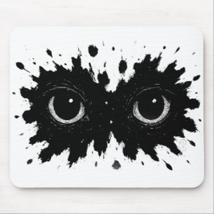 Watcher in the Ink: Eye‑Blot Sigil Mouse Mat