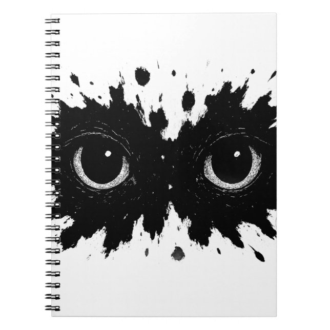 Watcher in the Ink: Eye‑Blot Sigil Notebook (Front)