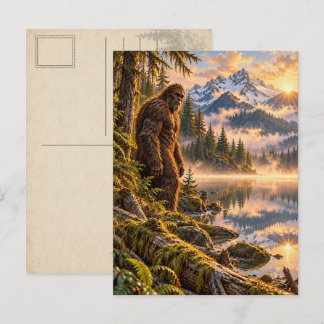 Watcher in the Olympics Bigfoot Postcard