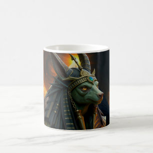 Watcher of the Afterlife – Anubis. Coffee Mug