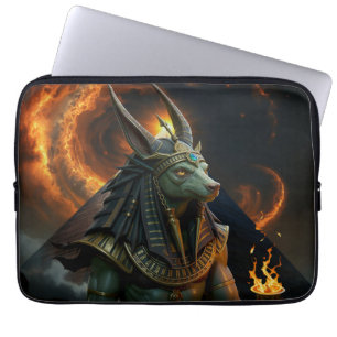 Watcher of the Afterlife – Anubis.  Laptop Sleeve
