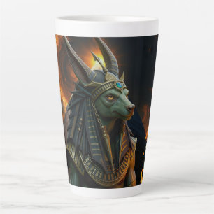 Watcher of the Afterlife – Anubis.  Latte Mug