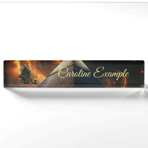 Watcher of the Afterlife – Anubis. Nameplate