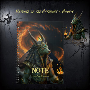 Watcher of the Afterlife – Anubis.   Notebook