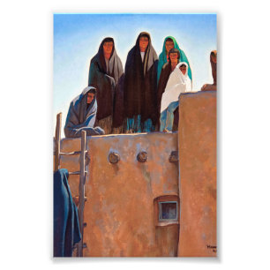 Watchers From the Housetop by Maynard Dixon Photo Print