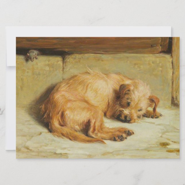 Watchful Cocker Spaniel Dog Card (Front)