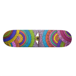 Watchful Eye Mandala Magic Sk8board Skateboard