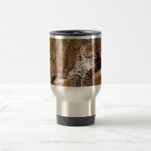 Watchful Leopard Travel Mug