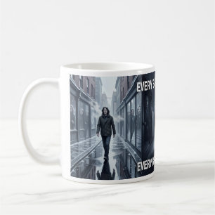 Watchful Shadows Urban Noir Mystery Art Mug
