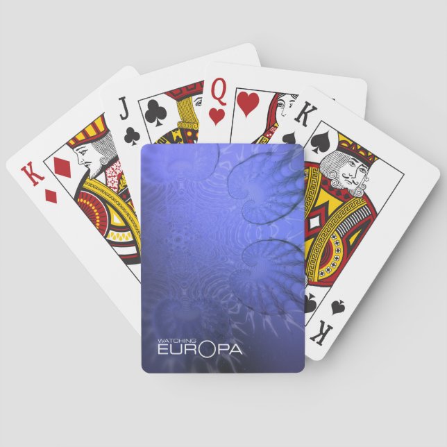 Watching Europa Playing Cards #2 (Back)