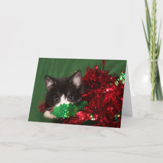Watching for Santa Holiday Card