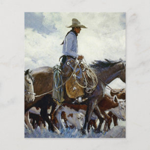 “Watching Him Move” Western Art By WHD Koerner