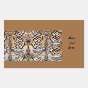 Watching Out_ Rectangular Sticker