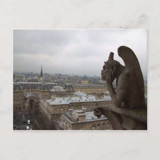 Watching over Paris Postcard
