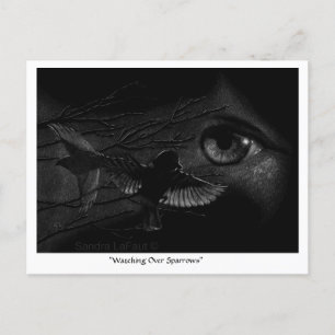 Watching Over Sparrows Postcrossing Postcard