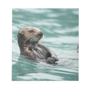 Watching Sea Otter Notepad