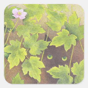 Watching Square Sticker