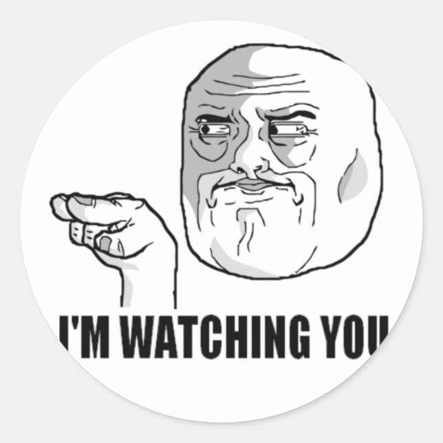 Watching Sticker (Front)