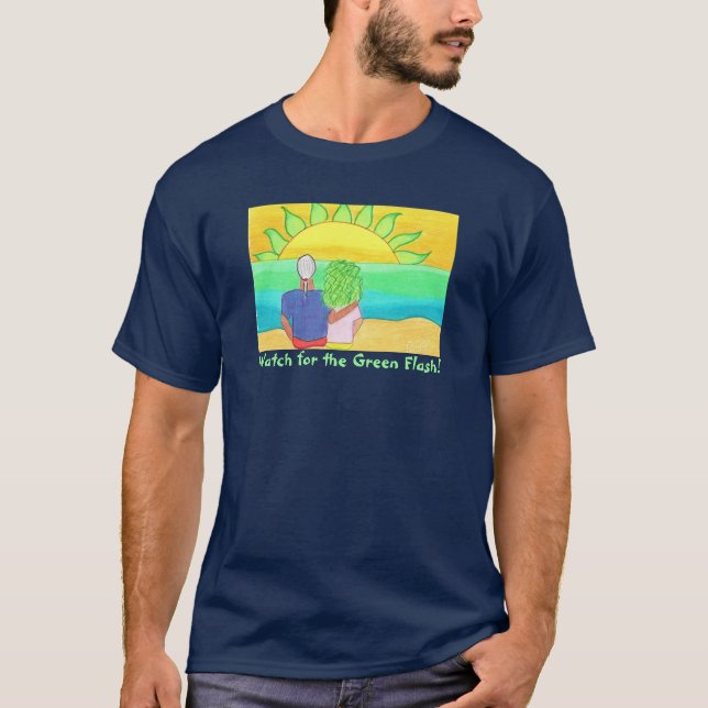 Watching the Green Flash T-Shirt (Front)