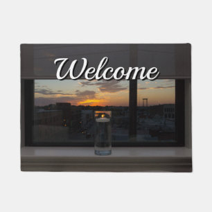 Watching The Sunset Welcome Doormat
