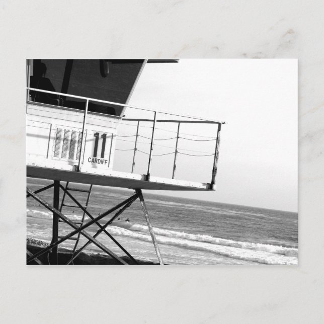 Watching the Surfers postcard (Front)